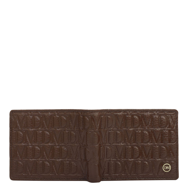 Espresso Bifold Leather Mens Wallet