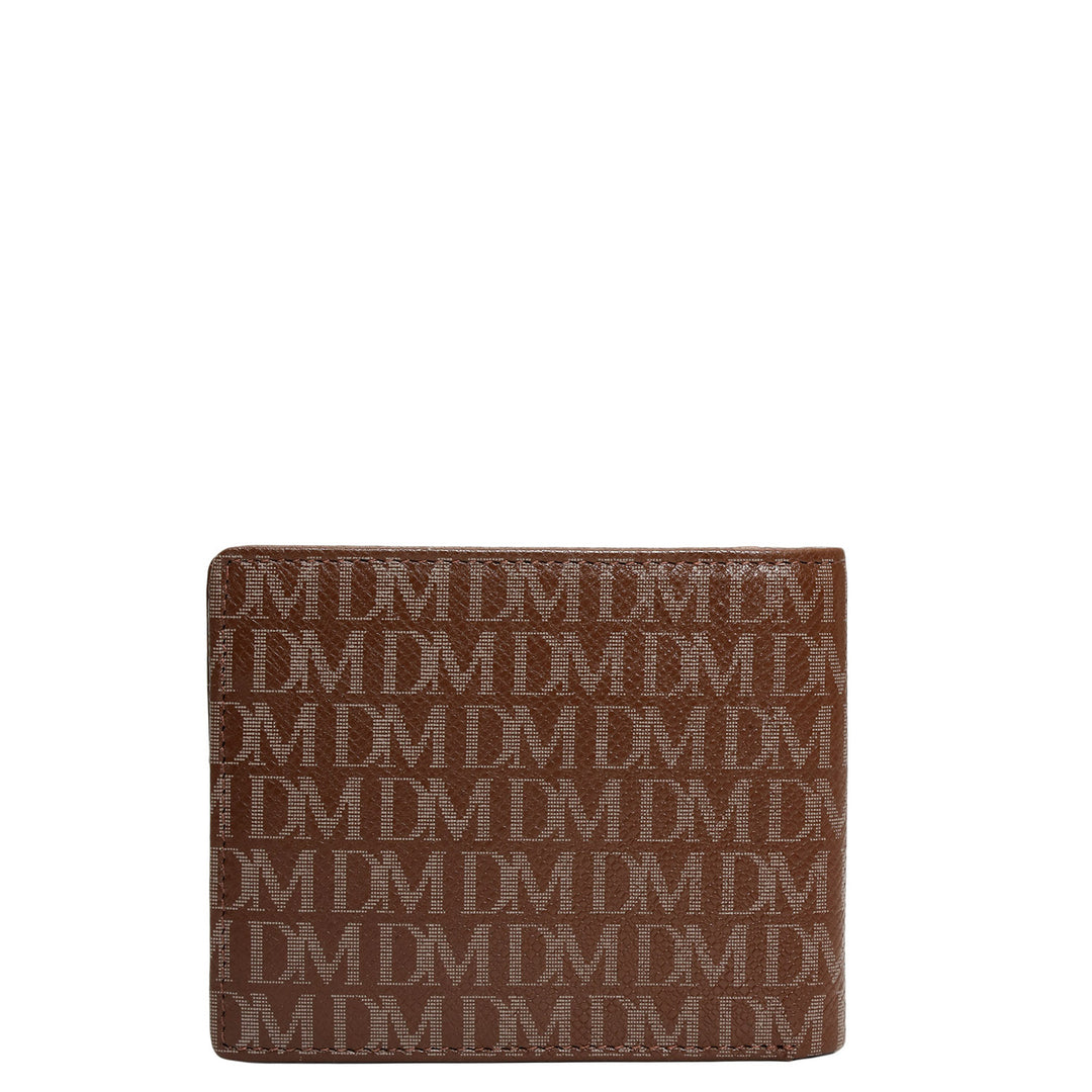 Date Bifold Leather Mens Wallet