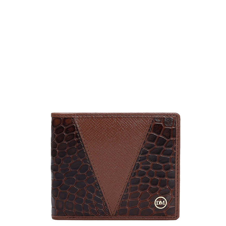 Date Bifold Leather Mens Wallet