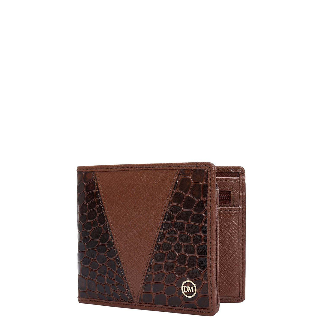 Date Bifold Leather Mens Wallet