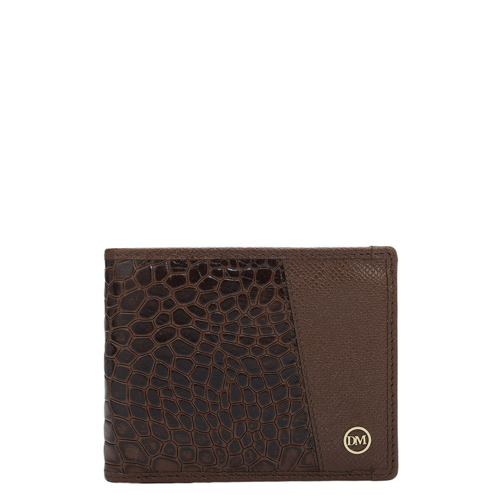Date Bifold Leather Mens Wallet