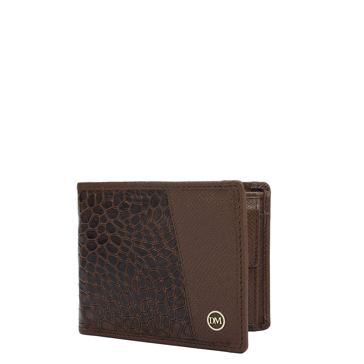 Date Bifold Leather Mens Wallet