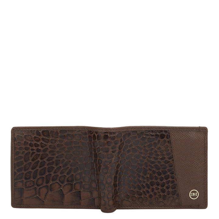 Date Bifold Leather Mens Wallet