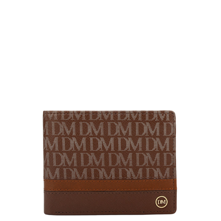 Date Bifold Leather Mens Wallet