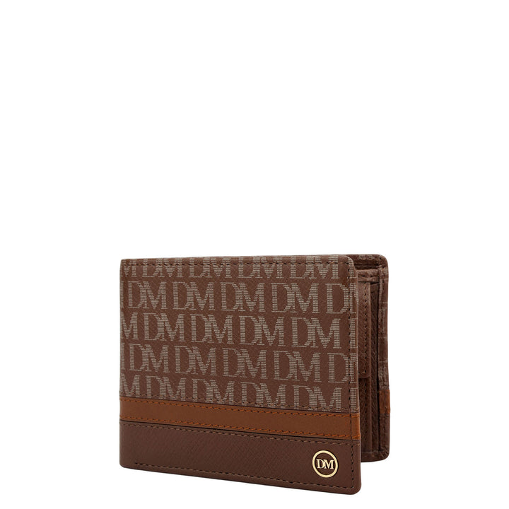 Date Bifold Leather Mens Wallet