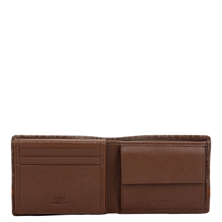 Date Bifold Leather Mens Wallet