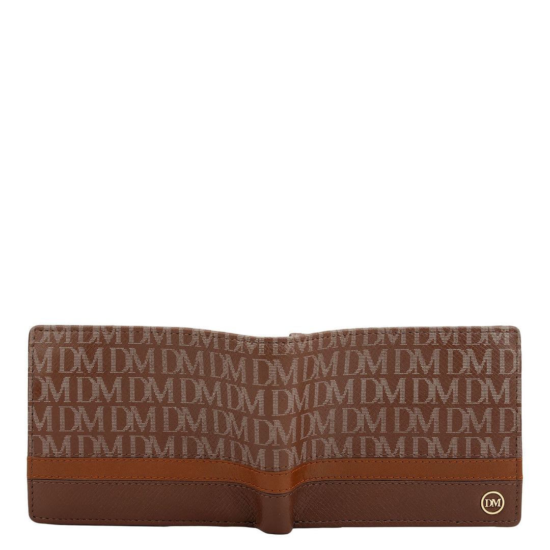 Date Bifold Leather Mens Wallet