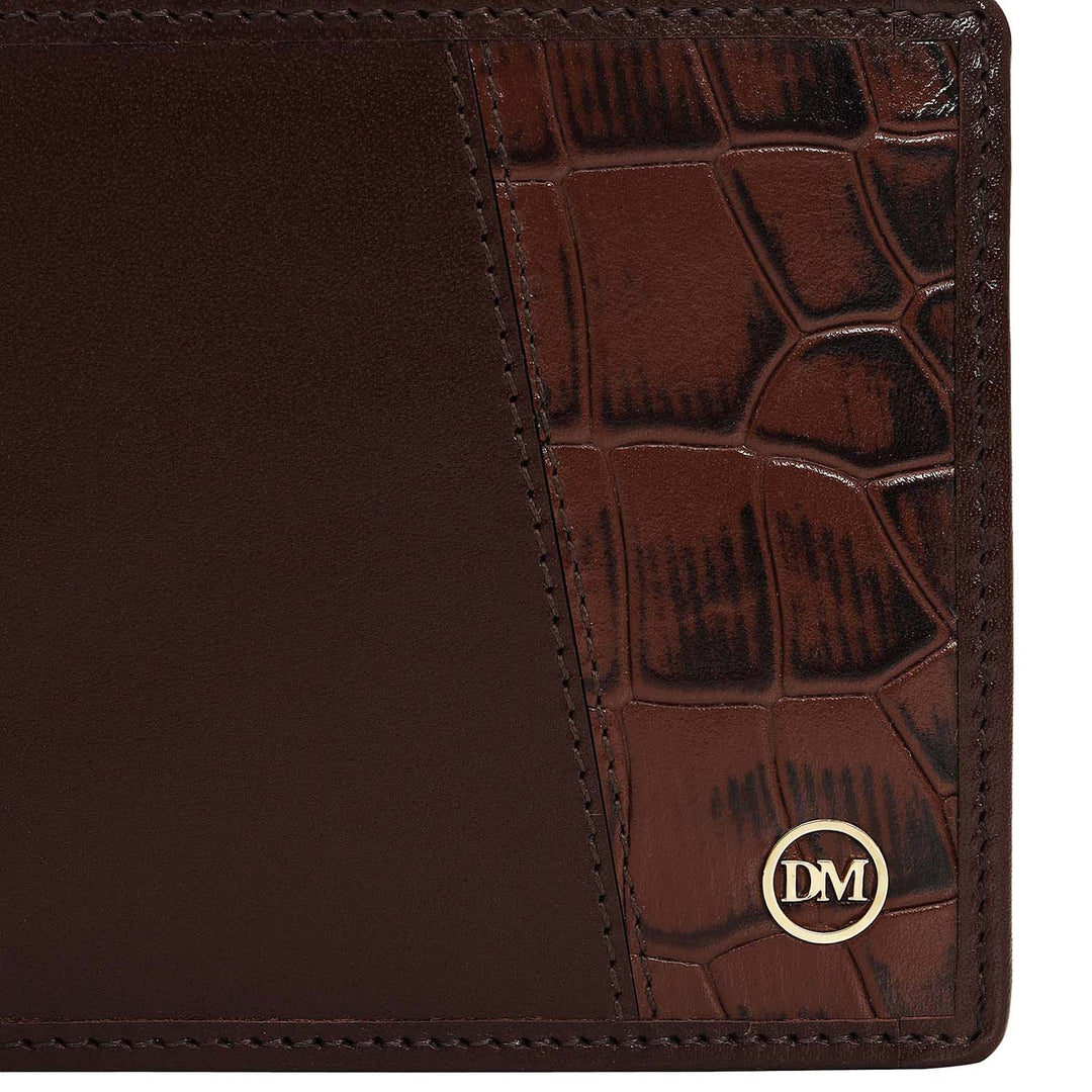 Brown Bifold Leather Mens Wallet