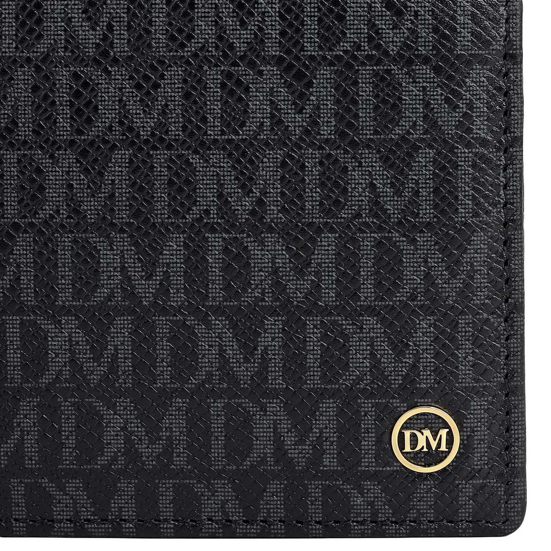 Black Bifold Leather Mens Wallet