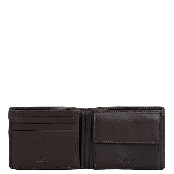 Brown Bifold Leather Mens Wallet