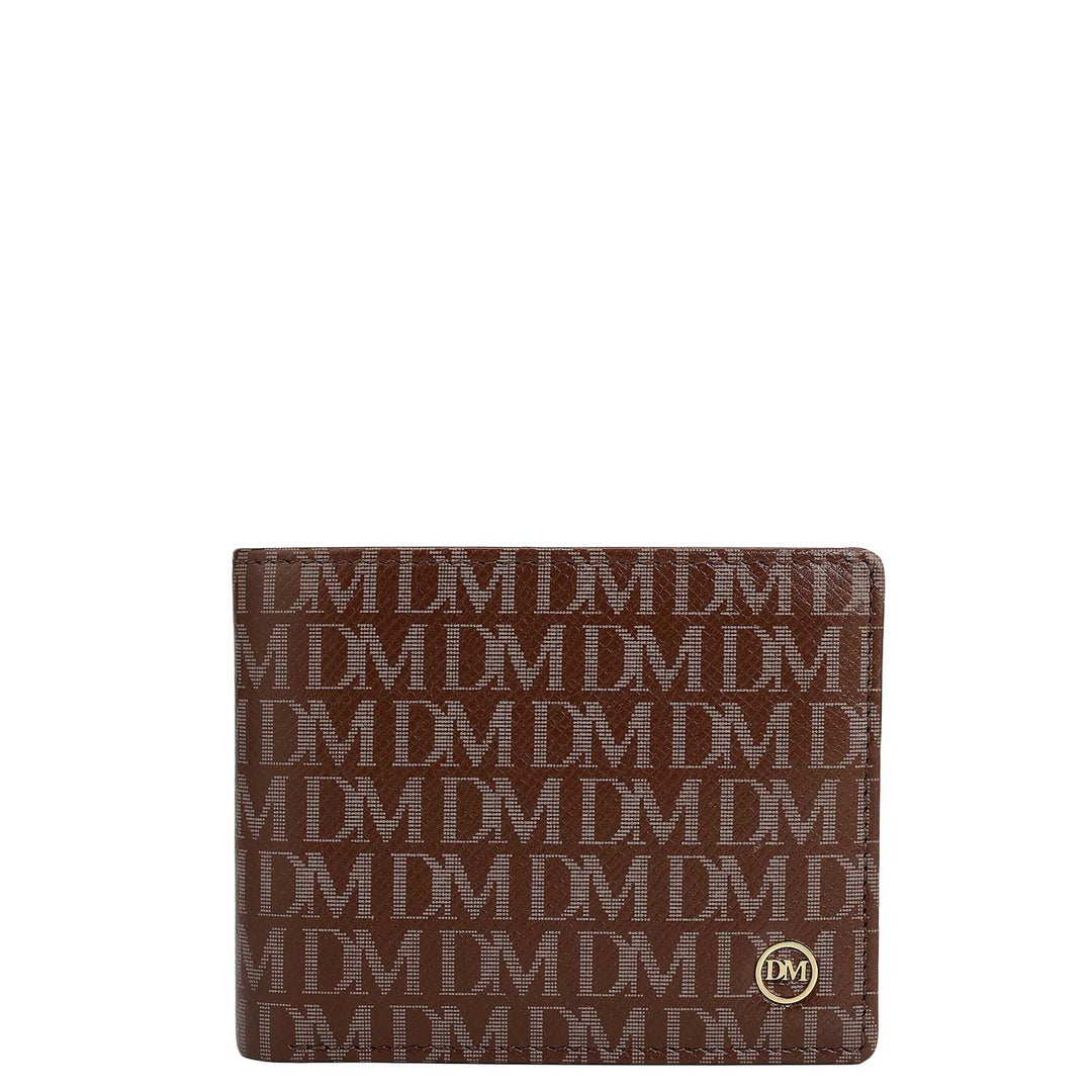 Date Bifold Leather Mens Wallet