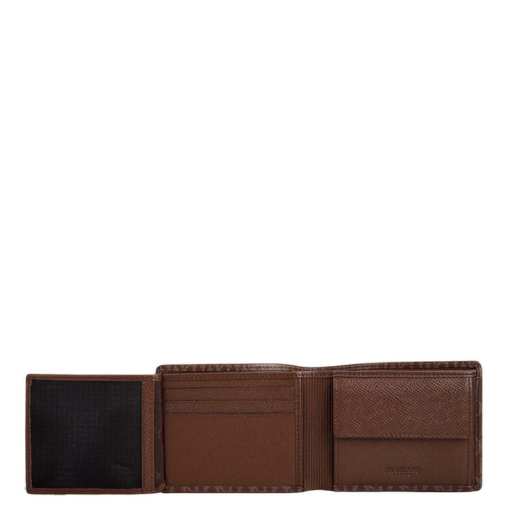 Date Bifold Leather Mens Wallet