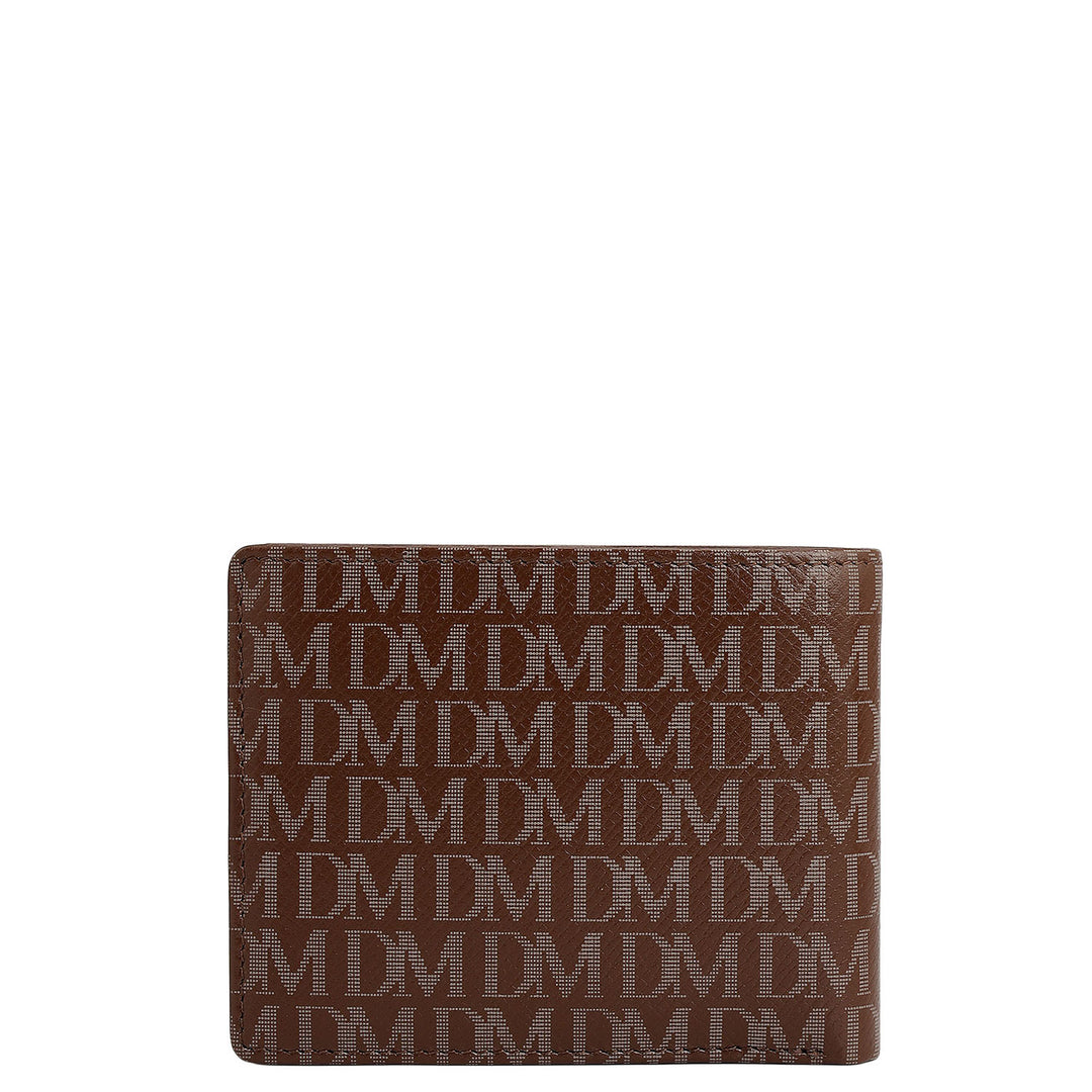 Date Bifold Leather Mens Wallet