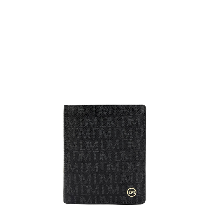 Black Bifold Leather Mens Wallet