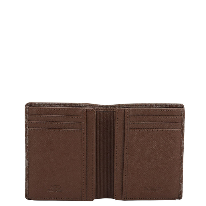 Date Bifold Leather Mens Wallet