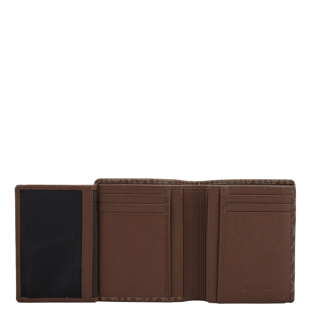 Date Bifold Leather Mens Wallet