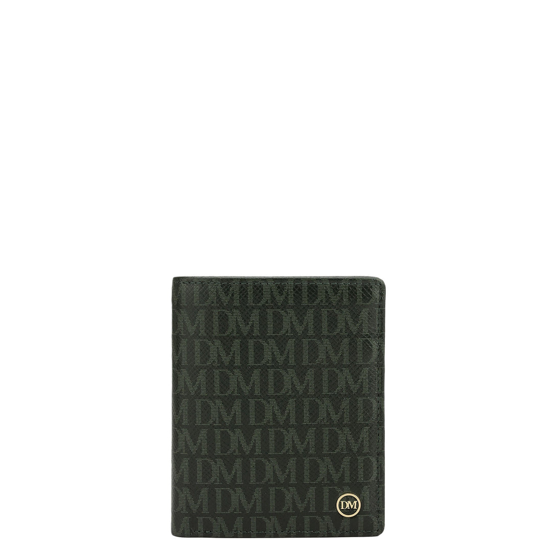 Petrol Green Bifold Leather Mens Wallet