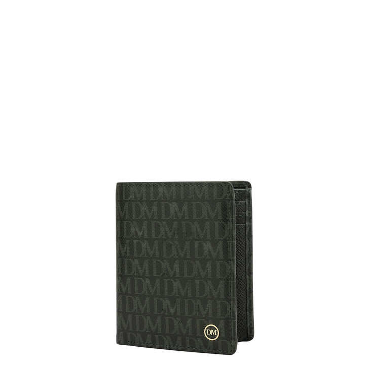 Petrol Green Bifold Leather Mens Wallet