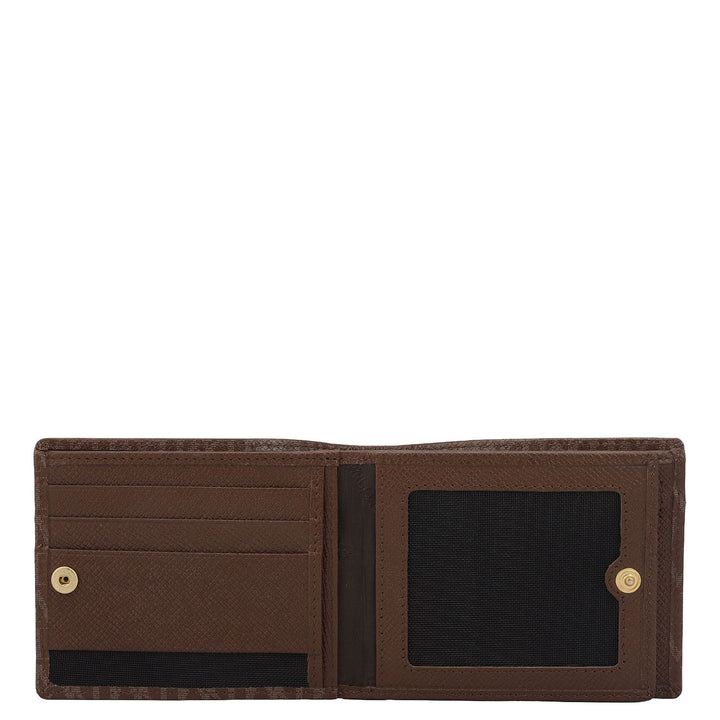 Date Bifold Leather Mens Wallet