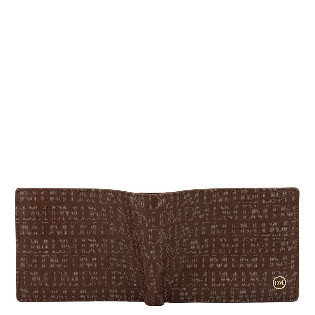 Date Bifold Leather Mens Wallet