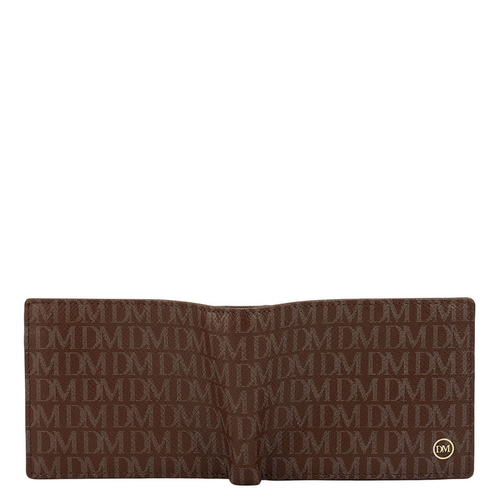 Date Bifold Leather Mens Wallet