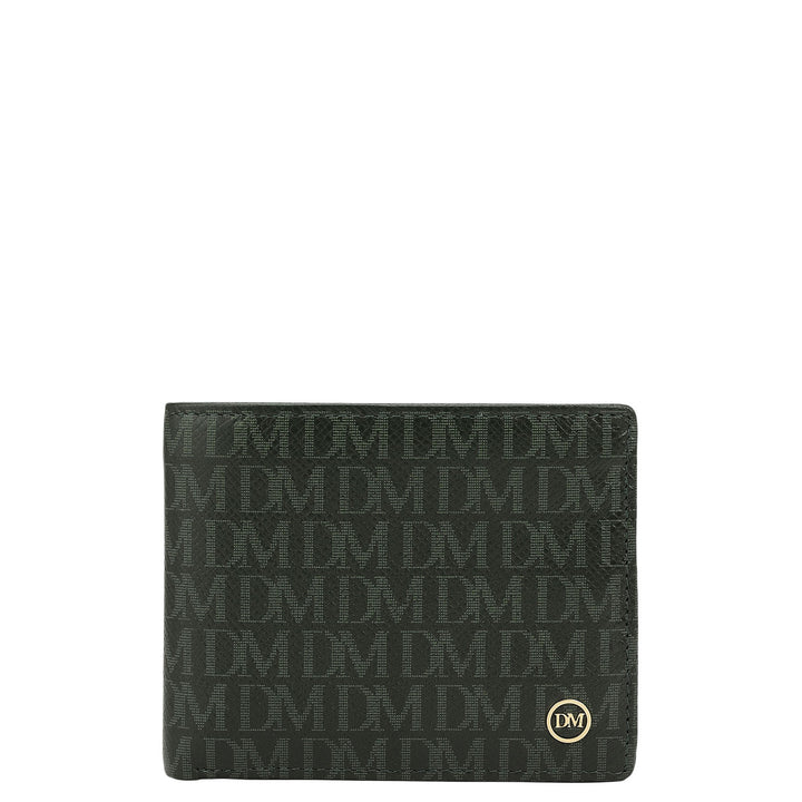 Petrol Green Bifold Leather Mens Wallet