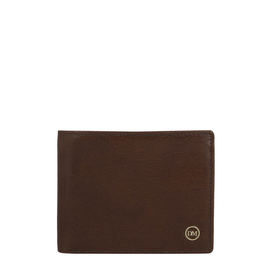Brown Bifold Leather Mens Wallet