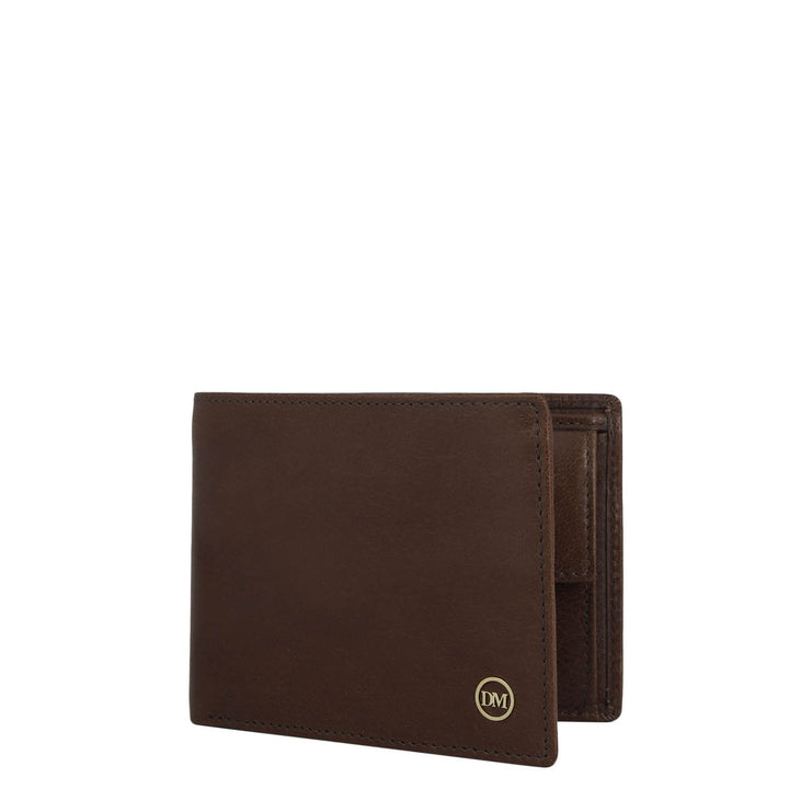 Brown Bifold Leather Mens Wallet