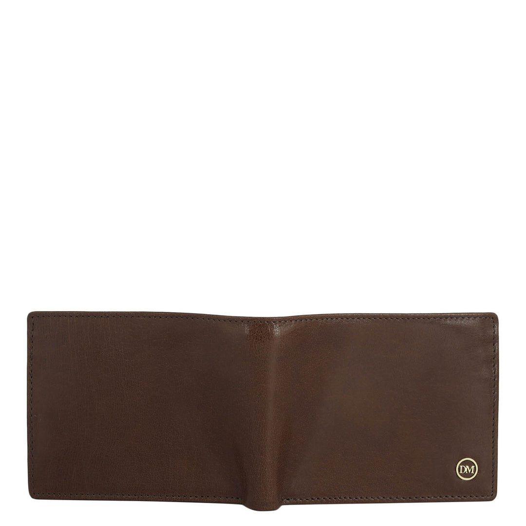 Brown Bifold Leather Mens Wallet
