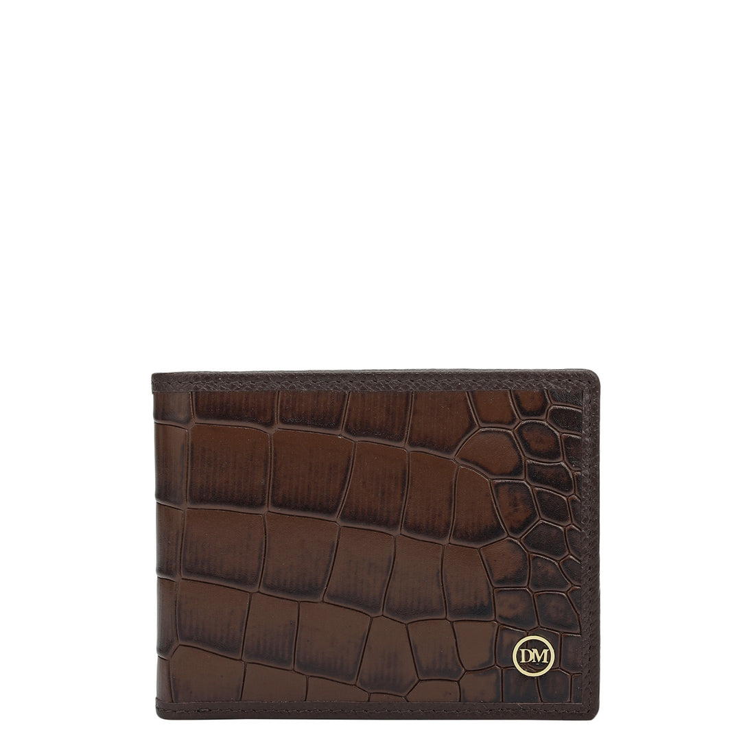 Date Bifold Leather Mens Wallet