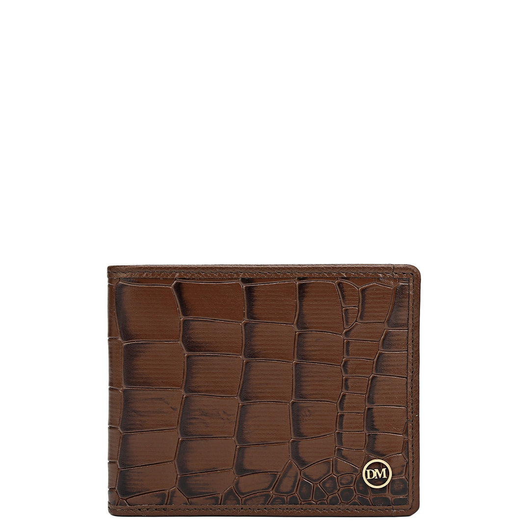 Date Bifold Leather Mens Wallet