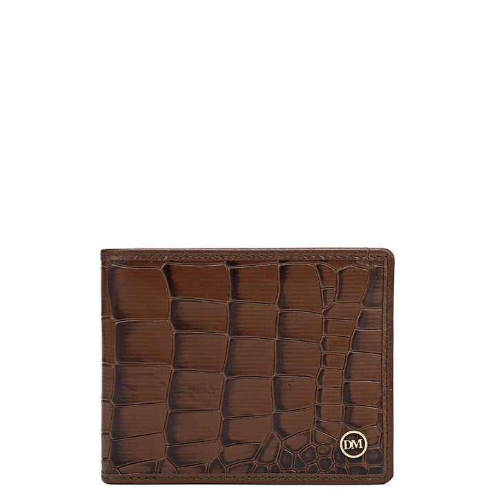 Date Bifold Leather Mens Wallet