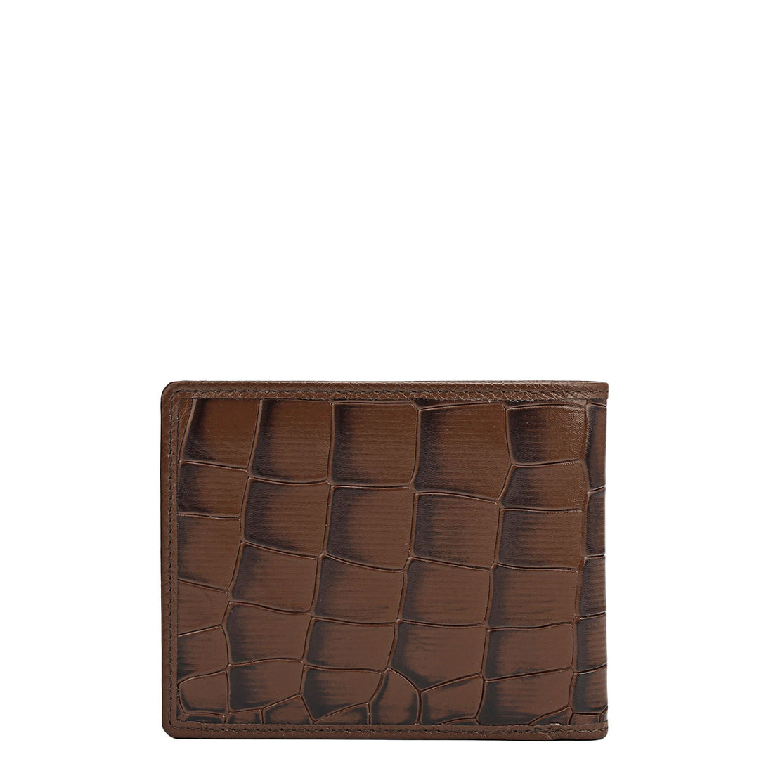 Date Bifold Leather Mens Wallet