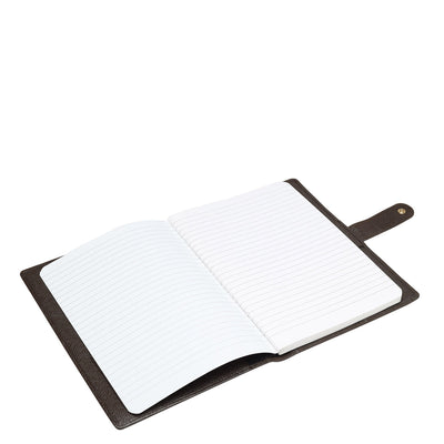 Monogram Leather Notepad - Oak