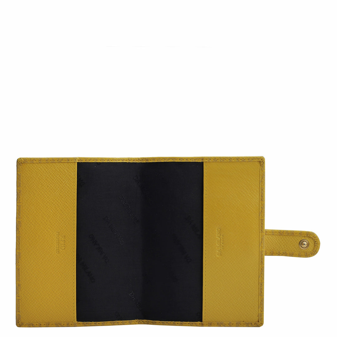 Monogram Leather Passport Case - Minion