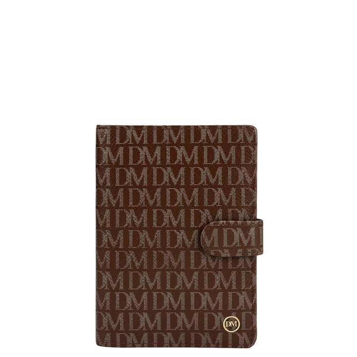 Monogram Leather Passport Case - Date