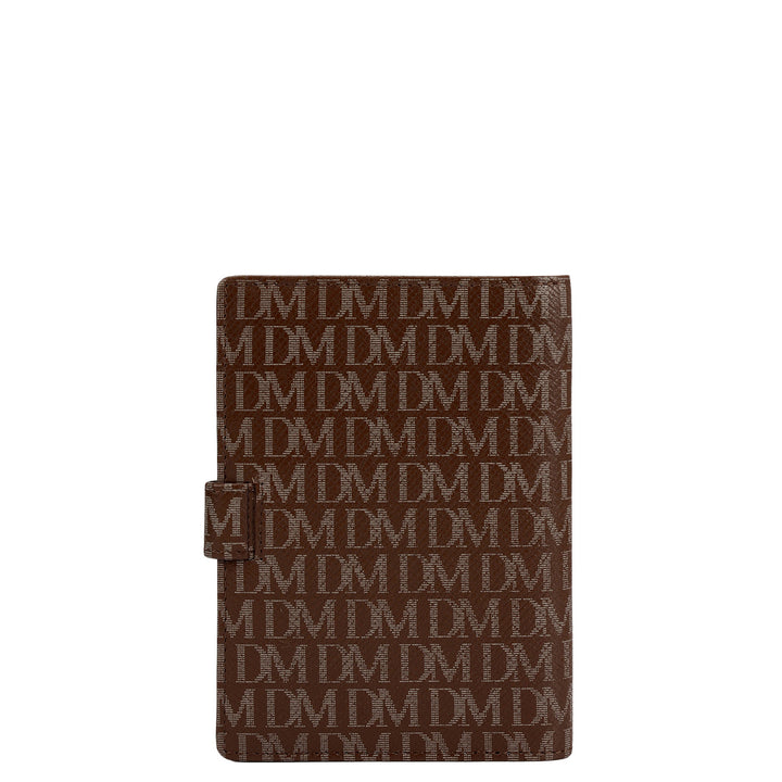 Monogram Leather Passport Case - Date