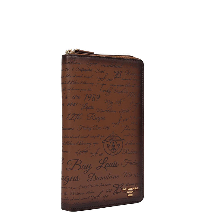 Signato Leather Passport Case - Cognac