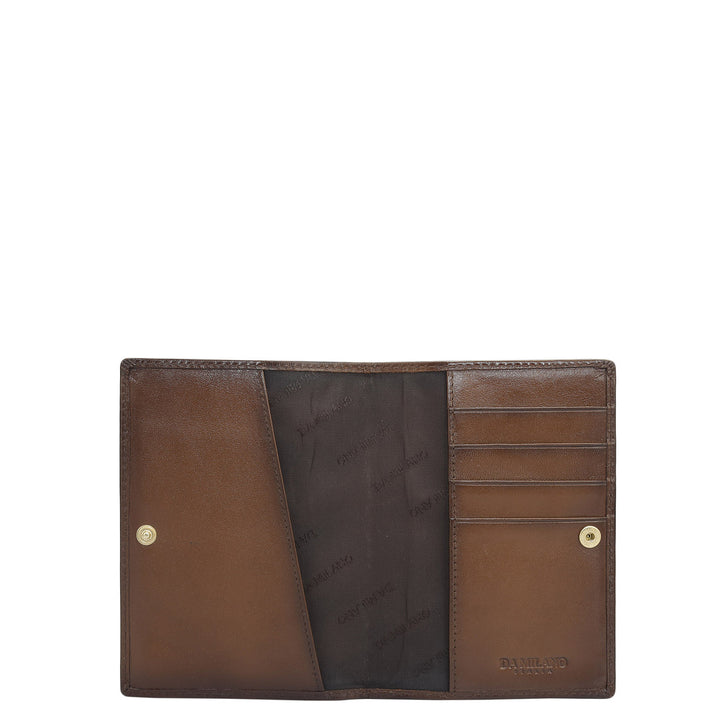 Signato Leather Passport Case - Cognac