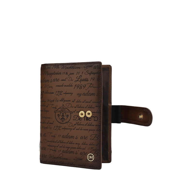 Signato Leather Passport Case - Cognac