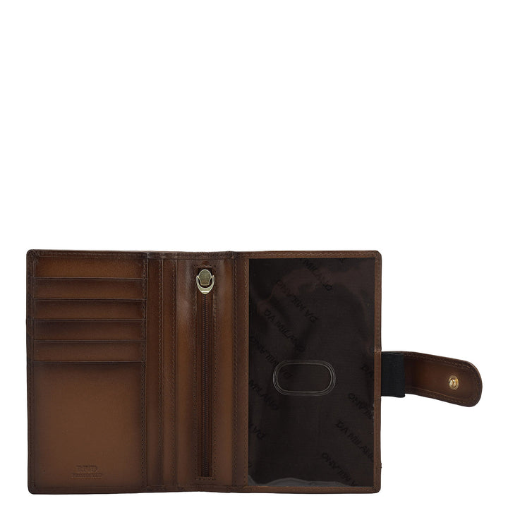 Signato Leather Passport Case - Cognac