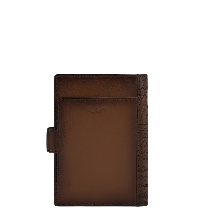 Signato Leather Passport Case - Cognac