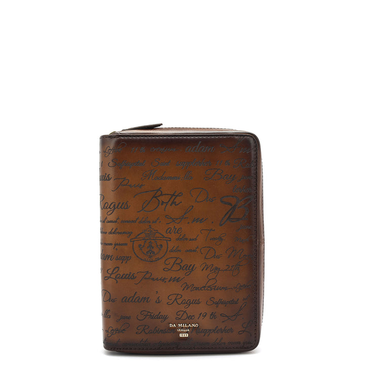 Signato Leather Passport Case - Cognac