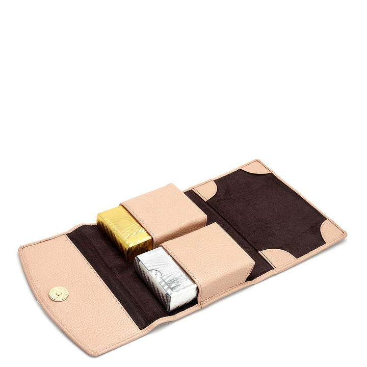 Wax Leather Playing Cards - Baby Pink