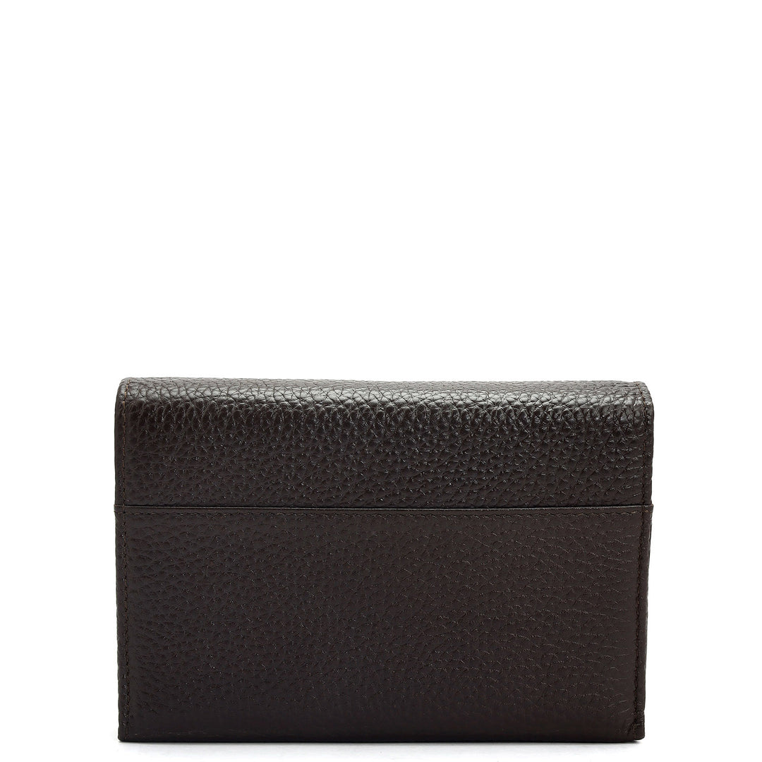 Wax Leather Playing Cards - Chocolate