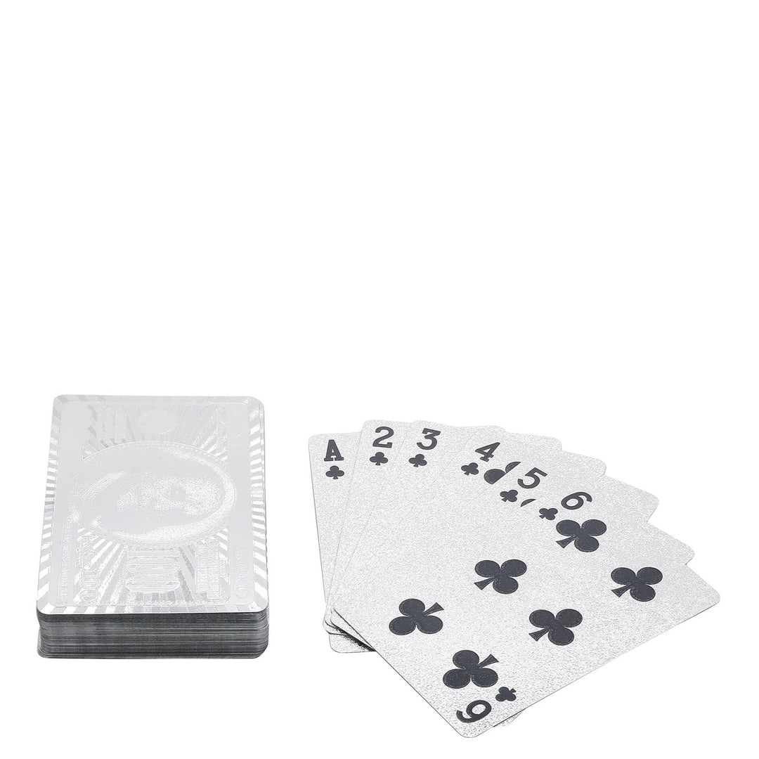 Wax Leather Playing Cards - Khaki