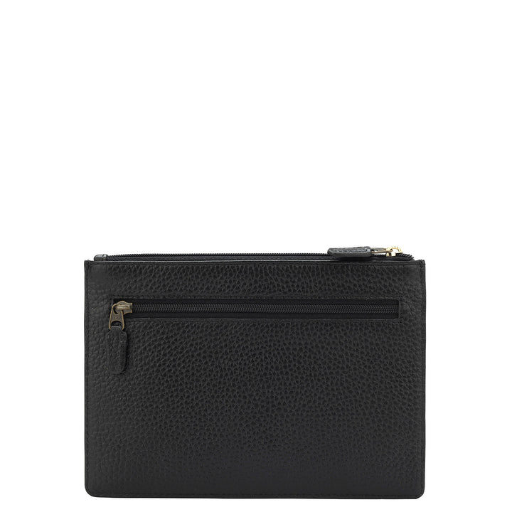 Wax Leather Pouch - Patriot Blue & Black