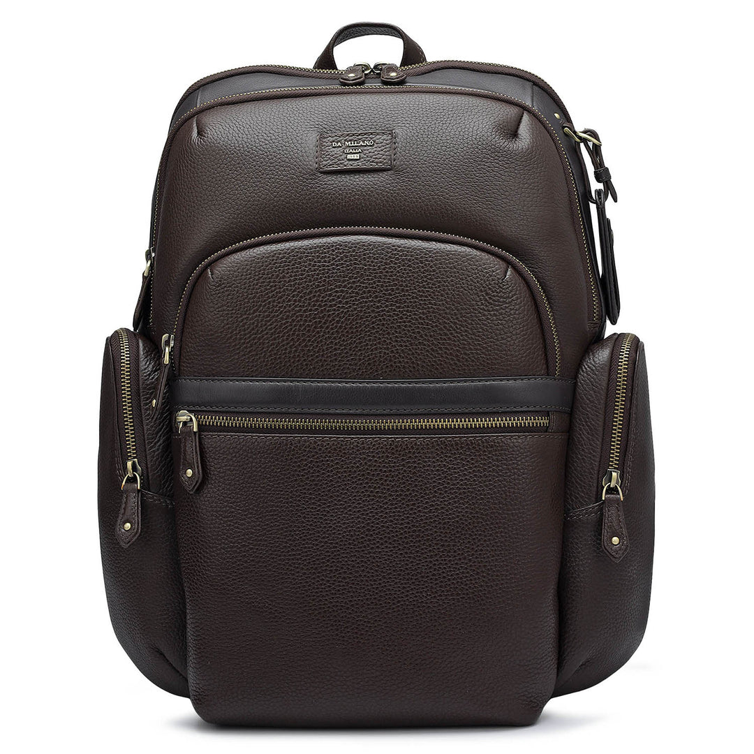 Wax Leather Backpack - Chocolate