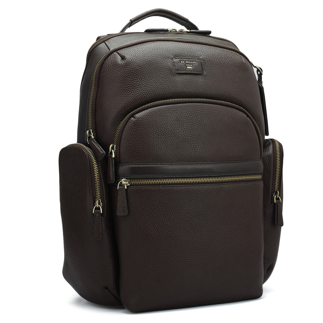 Wax Leather Backpack - Chocolate