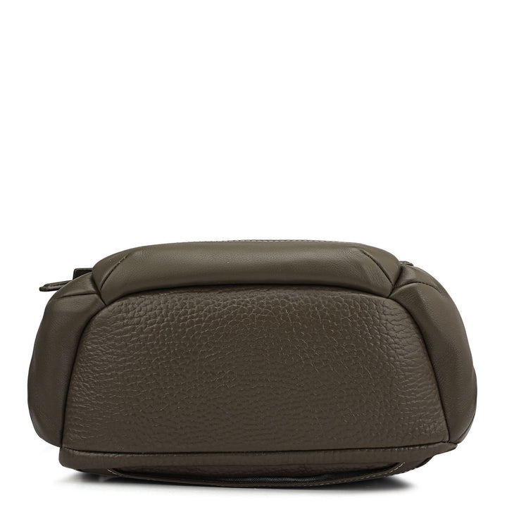 Bub Leather Backpack - Taupe